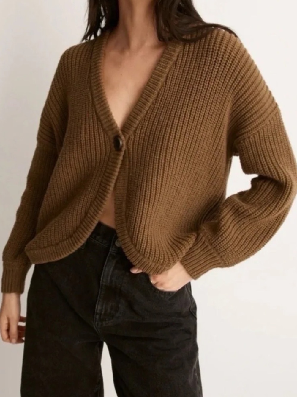 Madewell Shirttail Cardigan Sweater